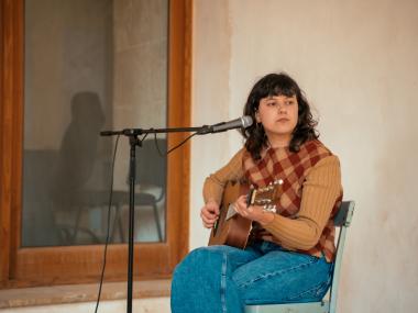 Carme Vives en concert. 