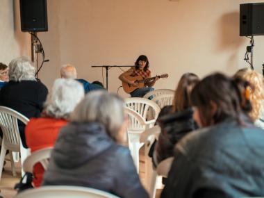 Carme Vives en concert. 
