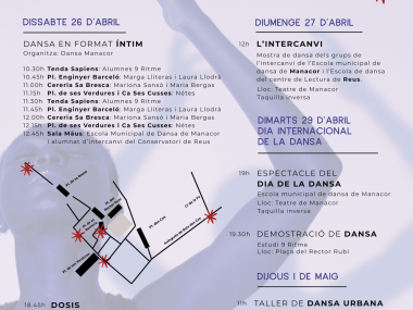 II Setmana de la Dansa de Manacor - Programació