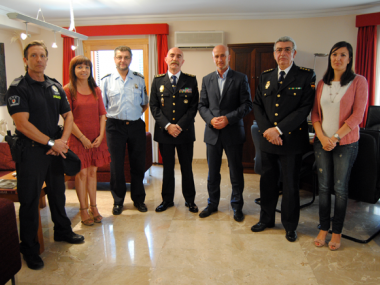 Recepció del batle al nou inspector en cap de la Policia Nacional a Manacor