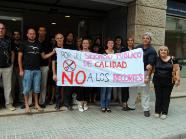 NOVES PROTESTES DELS FUNCIONARIS CONTRA LES RETALLADES
