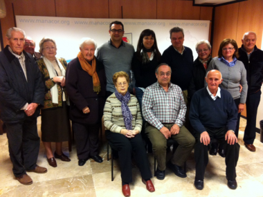 Presa de contacte del regidor Miquel Perelló amb els representants de les associacions de Gent Gran del municipi de Manacor