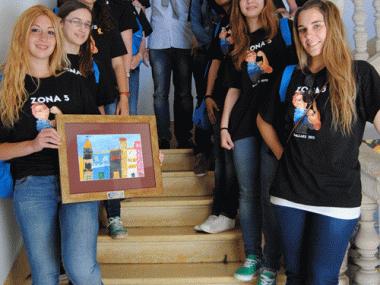 RECEPCIÓ EQUIP FEMENI BÀSQUET ZONA 5,  CAMPIONES DE MALLORCA I BALEARS 2012/13 