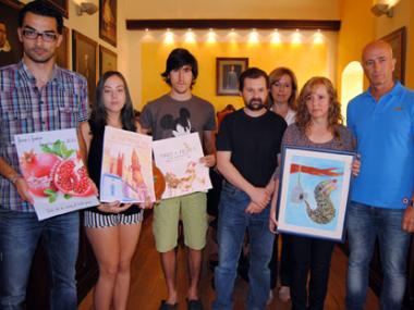 RECEPCIÓ ALS FINALISTES DEL CONCURS DE CARTELLS  "FIRES I FESTES DE PRIMAVERA 2013"