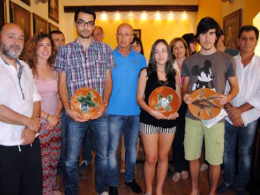 RECEPCIÓ ALS FINALISTES DEL CONCURS DE CARTELLS  "FIRES I FESTES DE PRIMAVERA 2013"