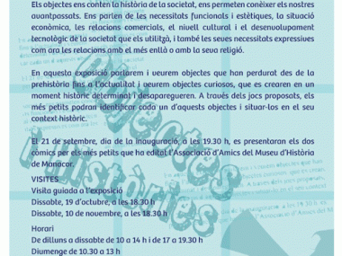 EXPOSICIÓ "OBJECTES I HISTÒRIES"
