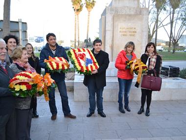 Manacor recupera l'ofrena floral a l'obelisc dedicat a Alcover