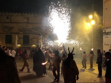 Els cavalls i el foc prenen el protagonisme el dia de Sant Jaume i clouen una setmana plena d’actes i festes 