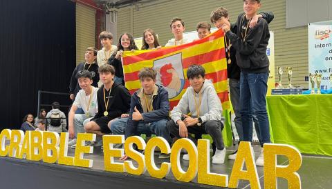 Final del Campionat d'Scrabble Escolar