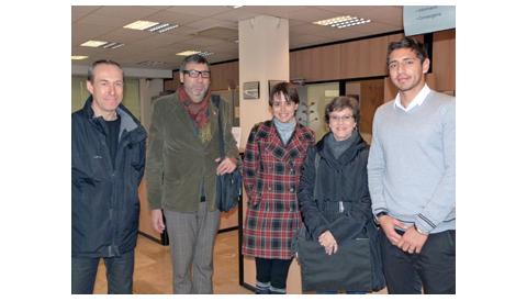 Visita dels professors de l'Institut Déodat de Séverac (França)	