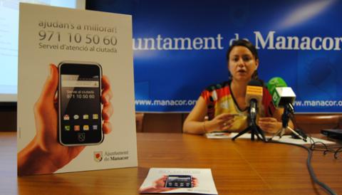 Presentat el telèfon d'atenció al ciutadà 971 10 50 60