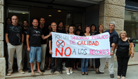 NOVES PROTESTES DELS FUNCIONARIS CONTRA LES RETALLADES