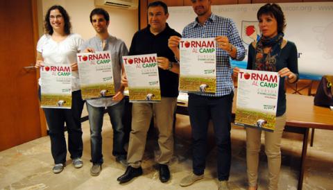 PRESENTATS ELS CURSOS “TORNAM AL CAMP”,  BASAT EN L'AGRICULTURA ECOLÒGICA