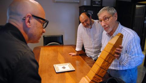 RECEPCIÓ DEL BATLE DE MANACOR A L'ARTISTA, MIQUEL RIERA FERRER "CRISTET"
