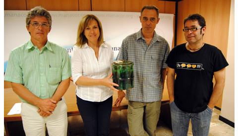 PRESENTACIÓ DE LA URNA CINERÀRIA (PARC DE L'AUBA I APROSCOM)