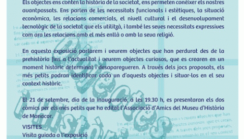 EXPOSICIÓ "OBJECTES I HISTÒRIES"