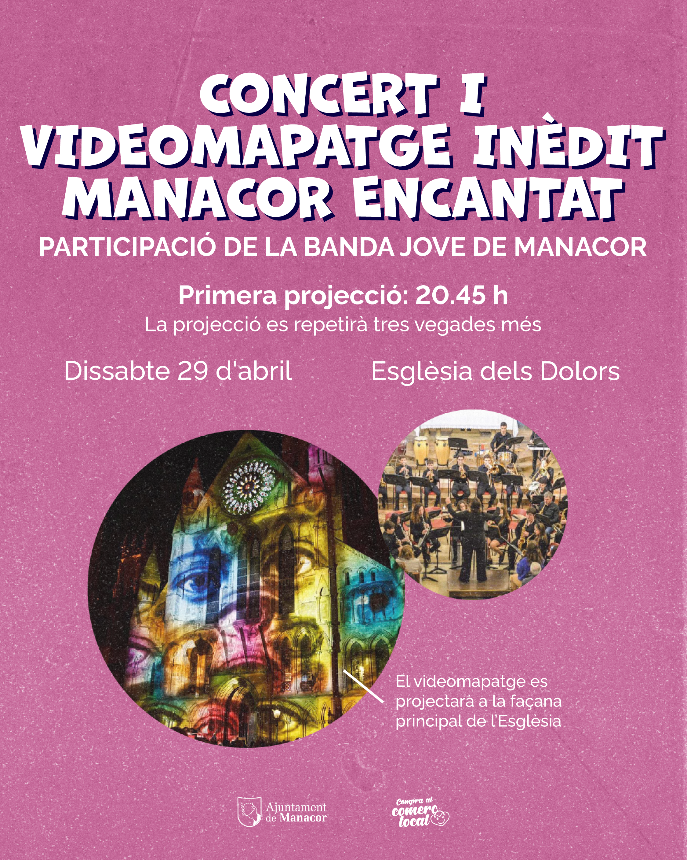 Concert i videomapatge