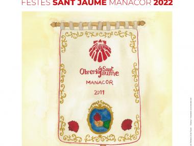 Cartell de les Festes de Sant Jaume 2022. 
