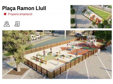 Plaça Ramon Llull. 