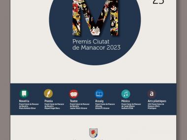 Cartell Premis Ciutat de Manacor 2023. 