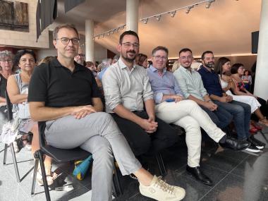 El batle de Girona ha assistit a la presentació de la Temporada 2025-26 a l'Auditori de Manacor. 