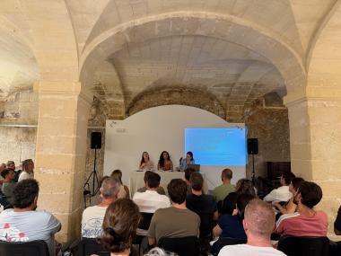 Reunió del departament d'Urbanisme amb arquitectes i promotors