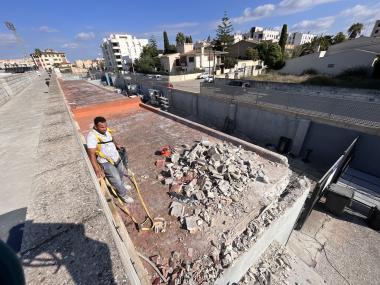 L’Ajuntament de Manacor inicia les obres de la nova coberta amb plaques solars a Na Capellera