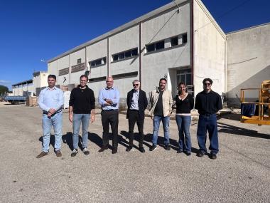 Presentació de l'inici de les obres del parc fotovoltaic de l'Escorxador