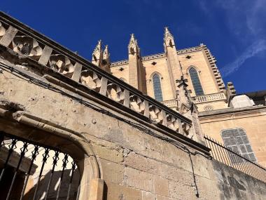 Visita institucional a les obres de reforma de l'antic Museu