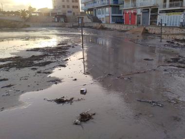 Llevantada Harry al municipi de Manacor 