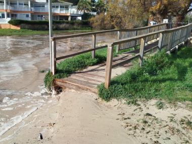 Llevantada Harry al municipi de Manacor 