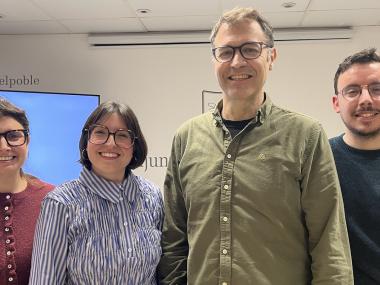 Carme Gomila i Miquel Oliver aquest dimarts en roda de premsa. 