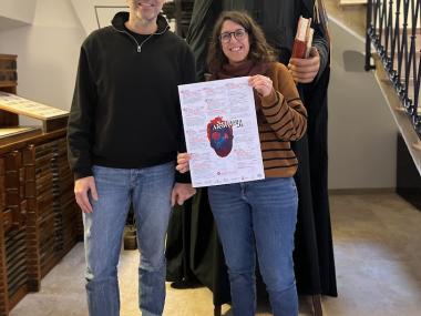 La directora gerent de la IPAMA, Amàlia Salas, i el batle de Manacor, Miquel Oliver. 