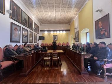 Unió de Pagesos aquest dimecres a l'Ajuntament de Manacor. 