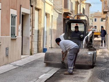 Obres al carrer de l'Àngel 