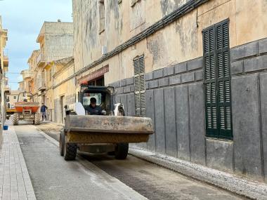 Obres al carrer de l'Àngel 