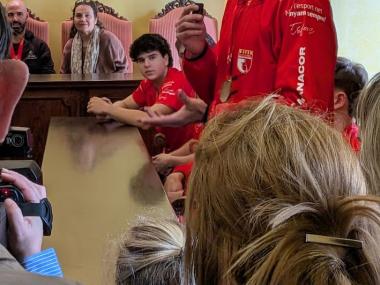 Recepció del Conecta Balear CV Manacor 