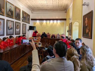 Recepció del Conecta Balear CV Manacor 