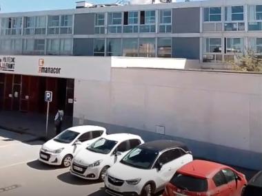 Incendi al terrat de l'IES Manacor 