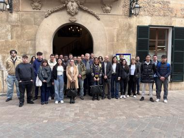 Recepció del personal a l'Ajuntament de Manacor