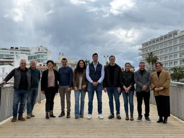 Inauguració del pont del Riuet de s'Illot