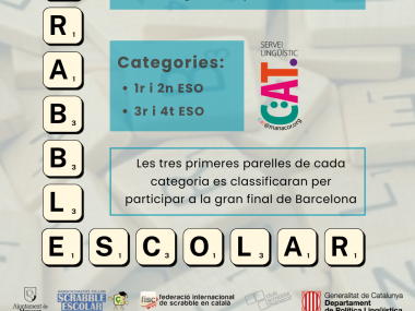 El II Campionat d'Scrabble escolar tendrà lloc aquest divendres al Molí d'en Beió.