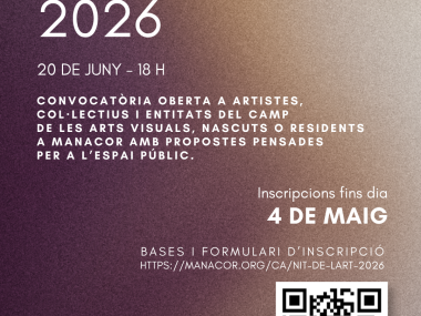Convocatòria oberta - Nit de l'Art 2026 