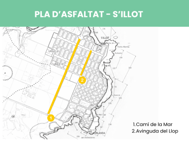 Pla d'asfaltat de la xarxa viària de s'Illot.