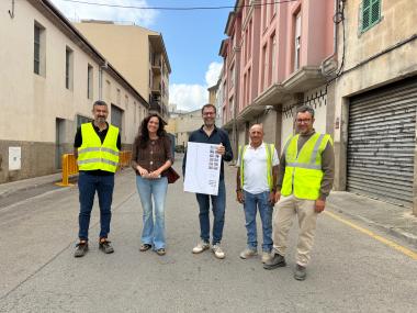 Presentació de les obres de reforma del carrer Lope de Vega. 