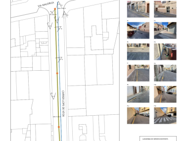 Projecte de reforma del carrer Lope de Vega. 