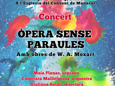 Òpera sense paraules, aquest diumenge a Manacor. 