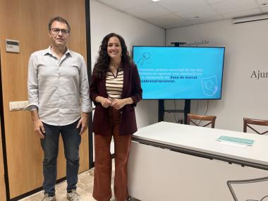 Miquel Oliver i Núria Hinojosa han comparegut davant els mitjans de comunicació. 