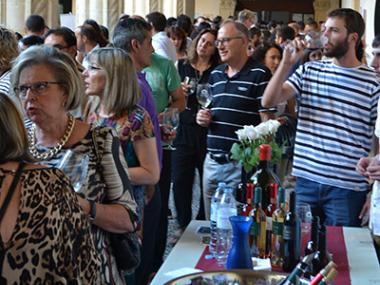 El XIV Tast de Vins de la DO Pla i Llevant de Fires i Festes du la millor oferta dels cellers de la comarca al claustre de Sant Vicenç