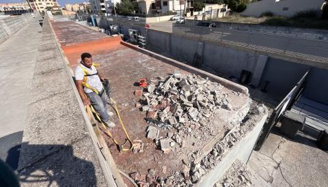 L’Ajuntament de Manacor inicia les obres de la nova coberta amb plaques solars a Na Capellera